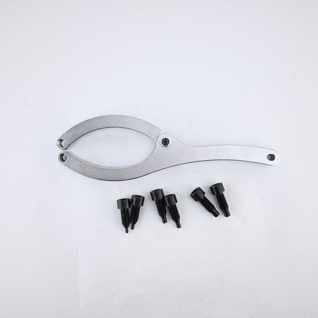 1 PCS Adjustable Hydraulic Cylinder Spanner Wrench Piston Spanner Opening 230mm with 6 Bolts