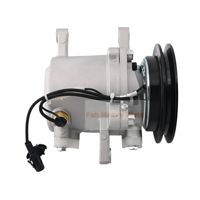 Air Conditioning Compressor T2055-72210 T205572210 Fits for Kubota Excavator KX080-3 KX121-3 KX161-3 U45-3 U50-3
