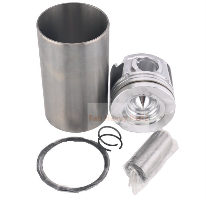 1 Set of Piston and Cylinder liner Kit Fits Doosan D24 D24NAP Engine Aftermarket Replacement For Bobcat Loader S650 T595 S630 T630 T650 S595