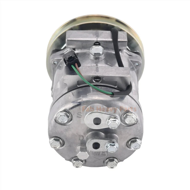 Sprężarka klimatyzacji Sanden SD7H13 24V KHR3241 KHR3197 Pasuje do paska łączącego Pasuje do obudowy Pasuje do Kobelco