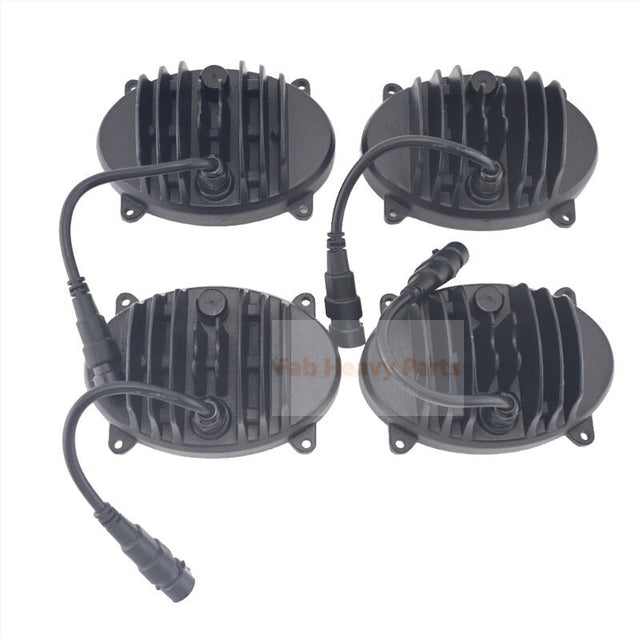 4 PCS Headlight RE260102 RE173600 Fits for John Deere Tractor 8120 8130 8230 8330 8530 9330