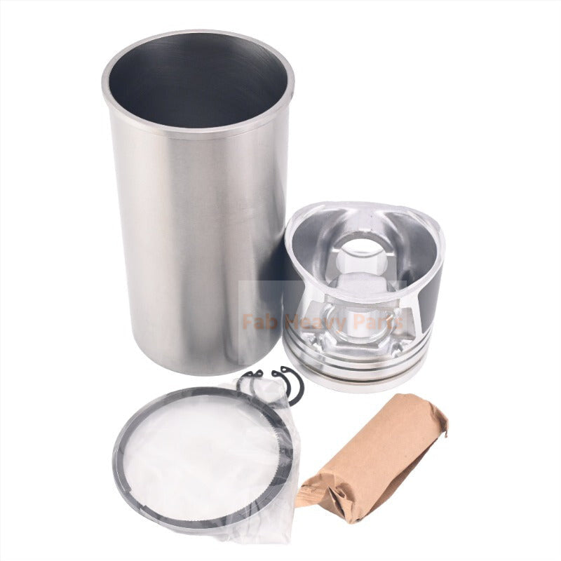 1 Set of Piston and Cylinder liner Kit Fits Deutz Engine BF4M1011 BF4M1011F Aftermarket Replacement For Bobcat Loader 863 864 873 883