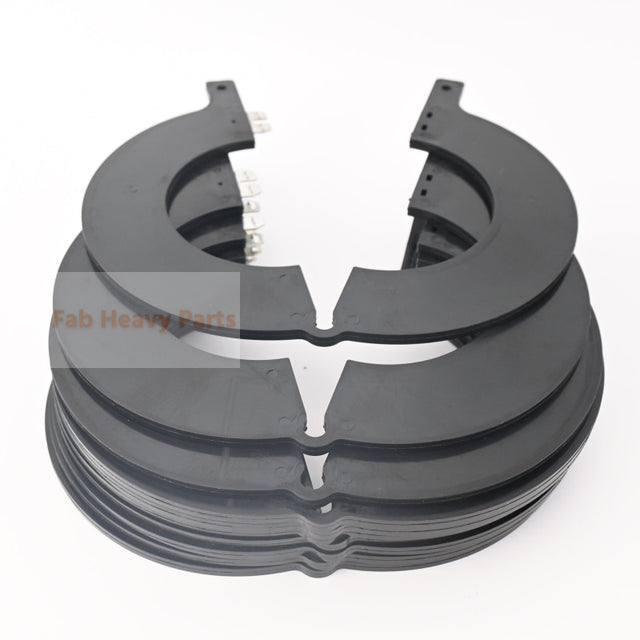Pack of 12 Bucket Pin Shim Kit 90*160*3mm For Excavator Loader Tractor