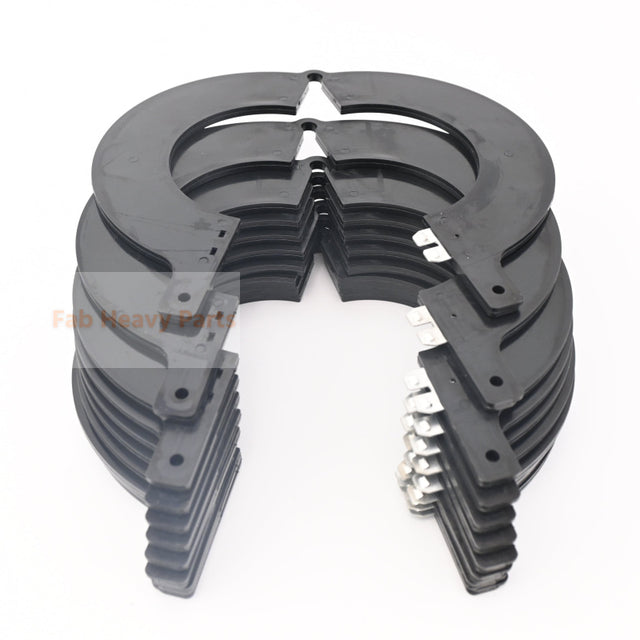 Pack of 12 Bucket Pin Shim Kit 90*160*3mm For Excavator Loader Tractor