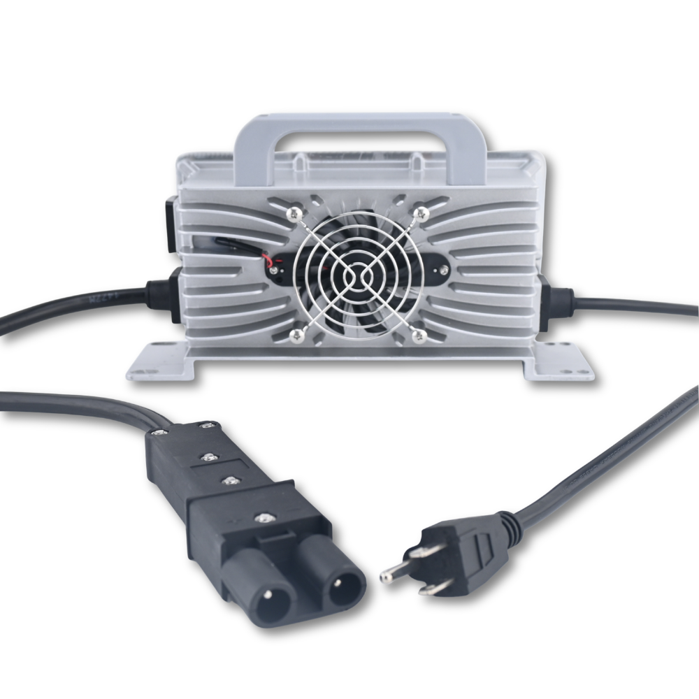 Chargeur de batterie de chariot de golf 48V 15A, prise à 2 broches MAC-SCR48-17-17, convient pour chariot de golf Yamaha G19-G22