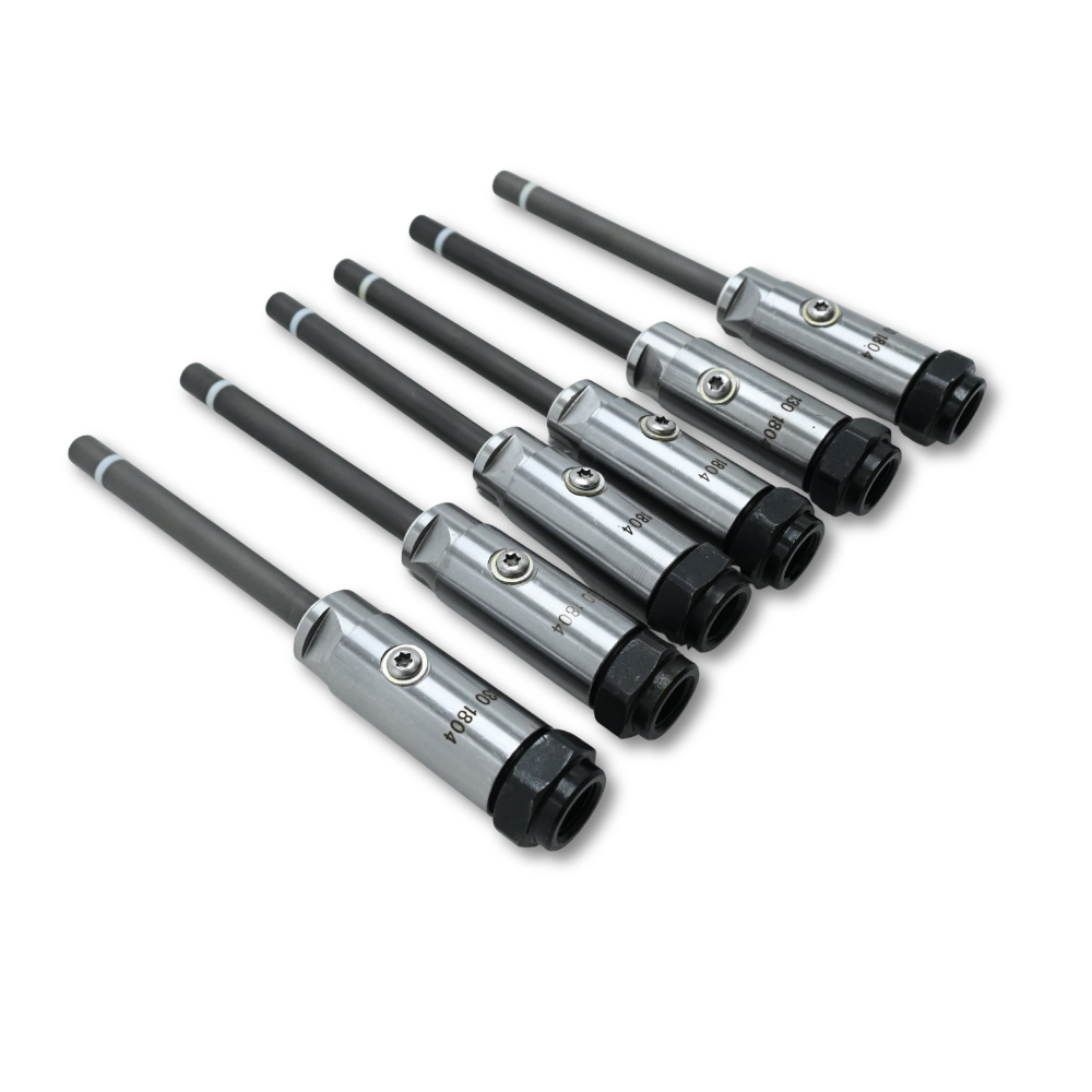 6 PCS Fuel Injector 130-1804 1301804 0R8787 0R-8787 7W7033 7W-7033 Fits for Caterpillar CAT Engine 3408B 3412C, Remanufactured