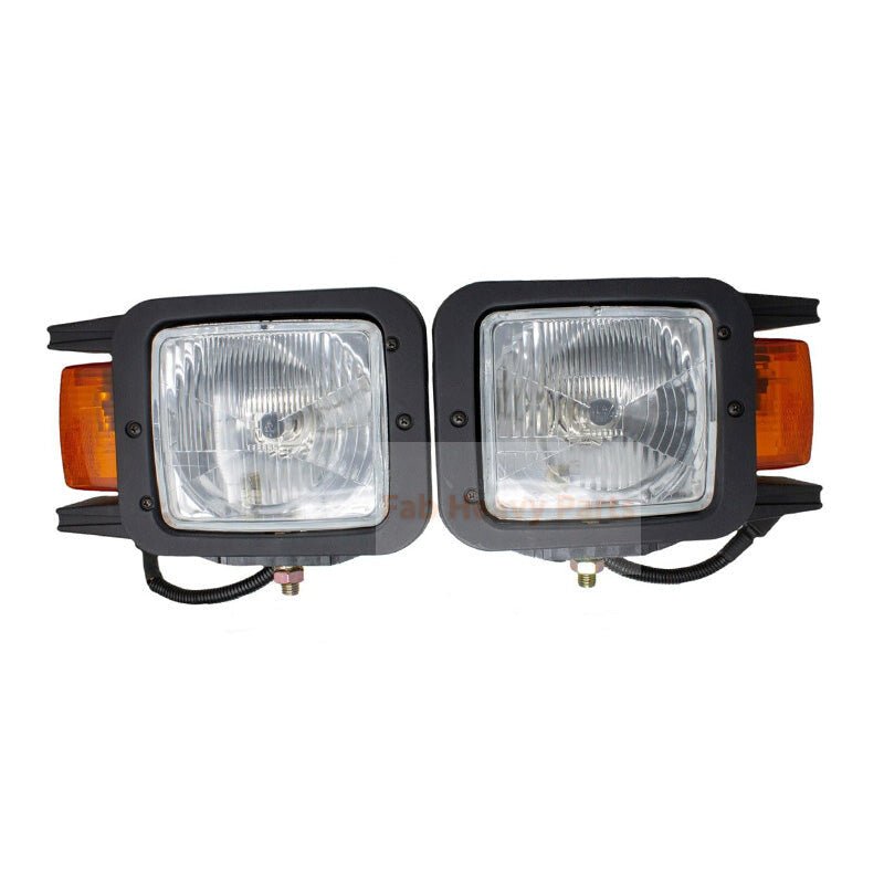 A Pair Floodlamp AT330210 AT330211 Fits for John Deere Engine 4024 4045 5030 Loader 204K 244K 304J 344K - Fab Heavy Parts