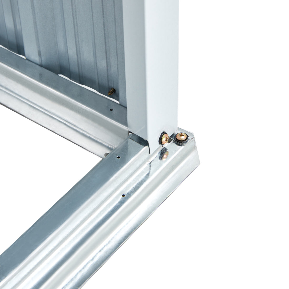 Firewood Rack Log Holder Storage with Roof Stand Gray Galvanized Steel 129.9"