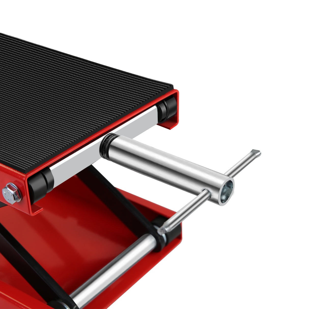 Podnośnik nożycowy Stalowy podnośnik z szerokim pokładem Korba Podstawka centralna 1100 LBS Pojemność do motocykli ATV Rowery terenowe