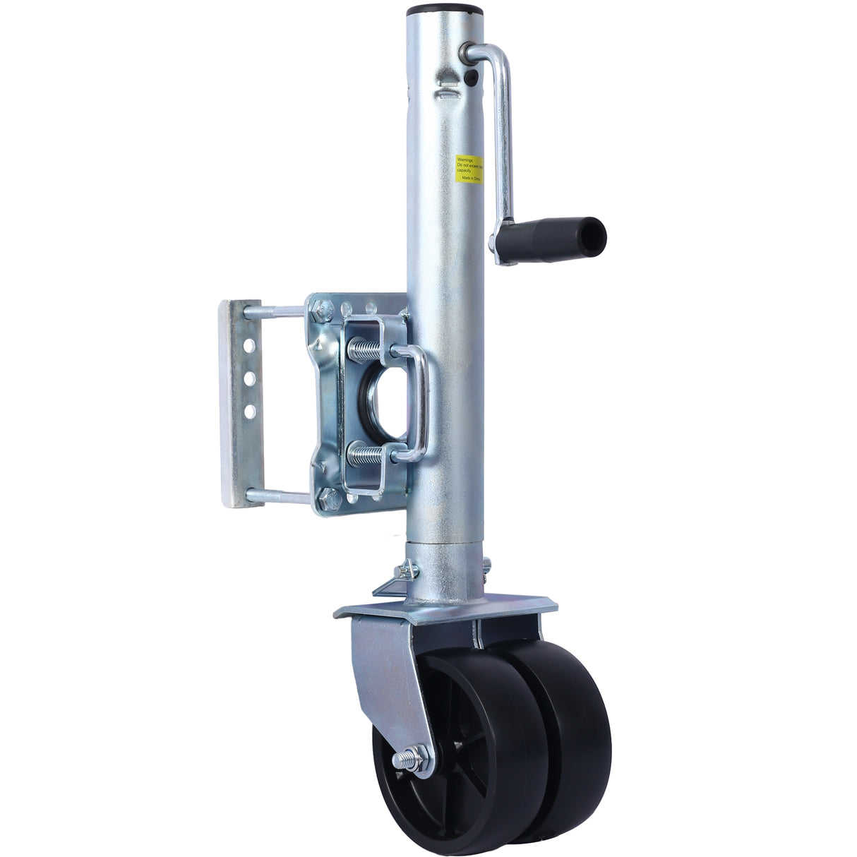 Boat Trailer Jack 34.5 in Bolt-on Tongue Weight Capacity 1500 lb with PP Wheels and Handle