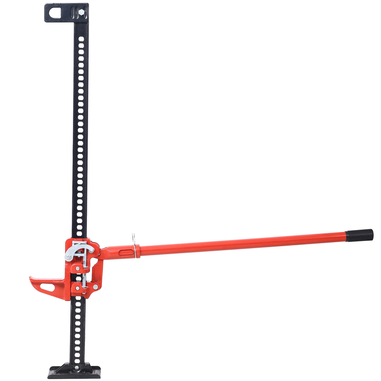 High Lift Farm Jack 48" 7000 lbs Capacity Ratcheting Off Road Heavy-Duty--Red