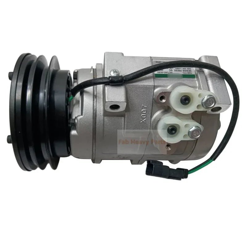 A/C Compressor 176 - 1895 1761895 Fits for Caterpillar CAT 312C 318C 320C 322C Excavator 3054T 3064 3066 3126 Engine - Fab Heavy Parts