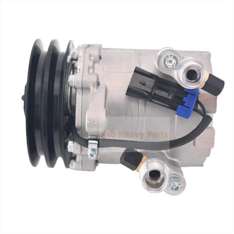 AC Compressor 218 - 6833 2186833 Fits for Caterpillar CAT Engine 3024C 3044C C2.2 C3.4 Skid Steer Loader 226B 226B3 232B 236B 242B 252B 268B - Fab Heavy Parts