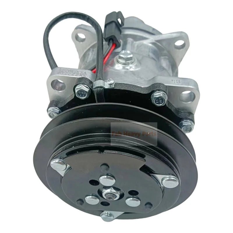 A/C Compressor 315 - 6547 3156547 Fits for Caterpillar CAT 906H 906K 906M 907H 907K 907M 908H 908K 908M 910K 914K - Fab Heavy Parts