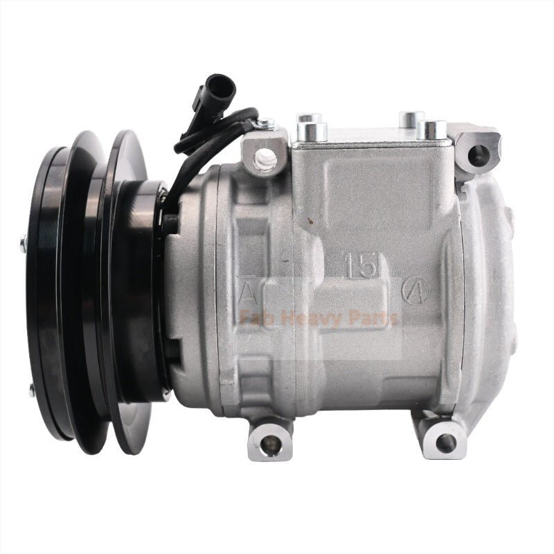 A/C Compressor 33770 - 50050 & Receiver Drier 3F999 - 01740 Fits for Kubota Tractor M110 M120 M7580 M8580 M9580 - Fab Heavy Parts
