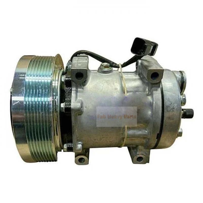 A/C Compressor 464 - 2120 4642120 Fits for Caterpillar CAT Engine C4.4 C4.4B Compact Wheel Loader 910K 910M 914K 914M 918M 920K - Fab Heavy Parts