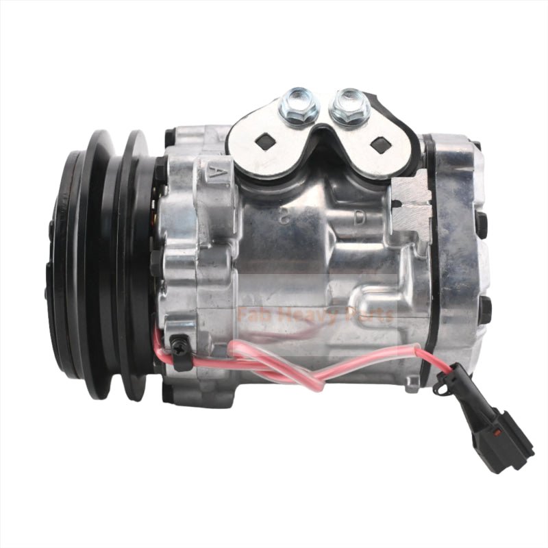 A/C Compressor KHR3536 4615804 For John Deere 27D 35D 35G Hitachi ZX30UR - 2 ZX55UR - 3D - Fab Heavy Parts