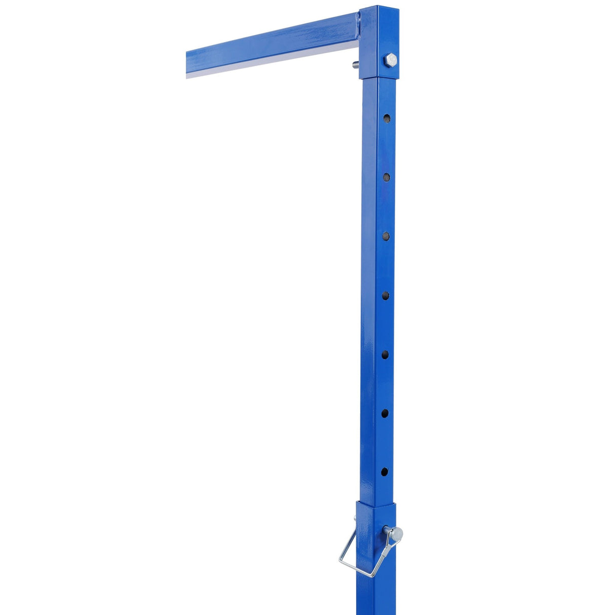 Adjustable Height Paint Hanger Drying Rack Mobile Painting Stand with 6 Hanging Hooks - Blue - Fab Heavy Parts