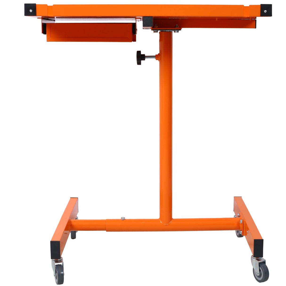 Adjustable Tear Down Work Table with Drawer Portable 220 Pound Capacity - Orange - Fab Heavy Parts