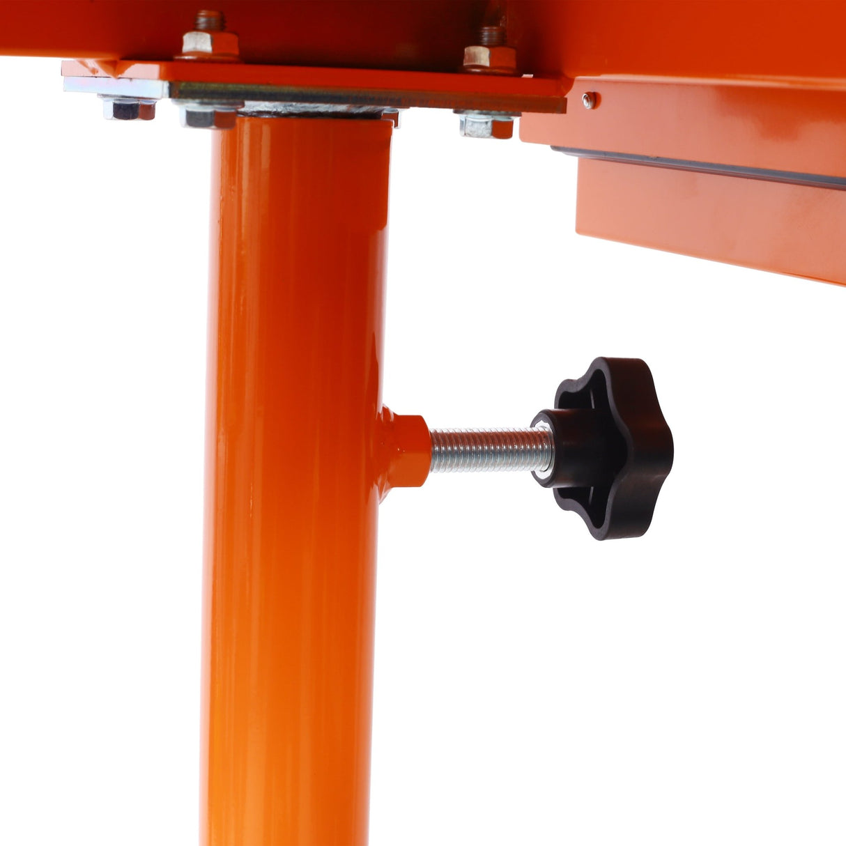 Adjustable Tear Down Work Table with Drawer Portable 220 Pound Capacity - Orange - Fab Heavy Parts