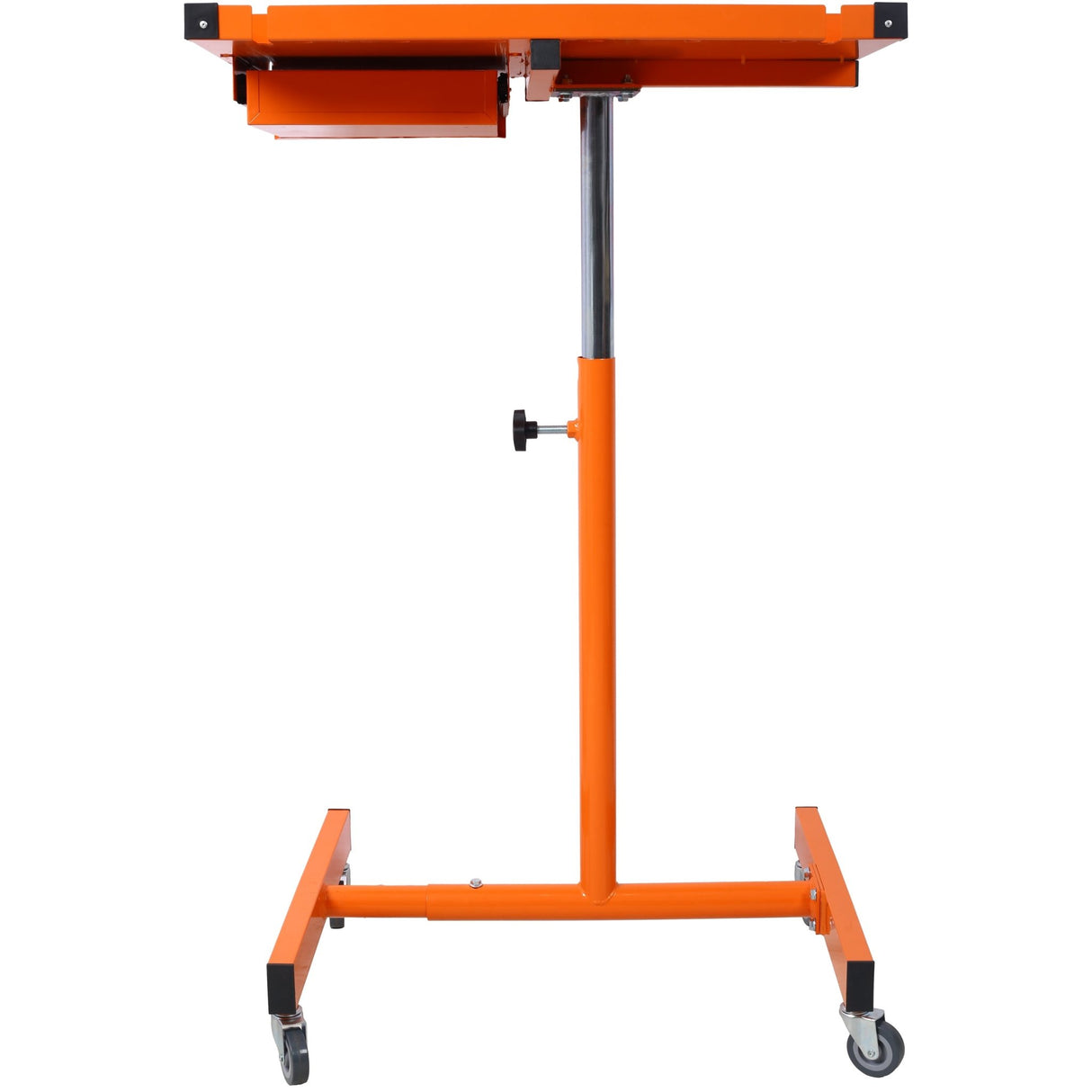 Adjustable Tear Down Work Table with Drawer Portable 220 Pound Capacity - Orange - Fab Heavy Parts