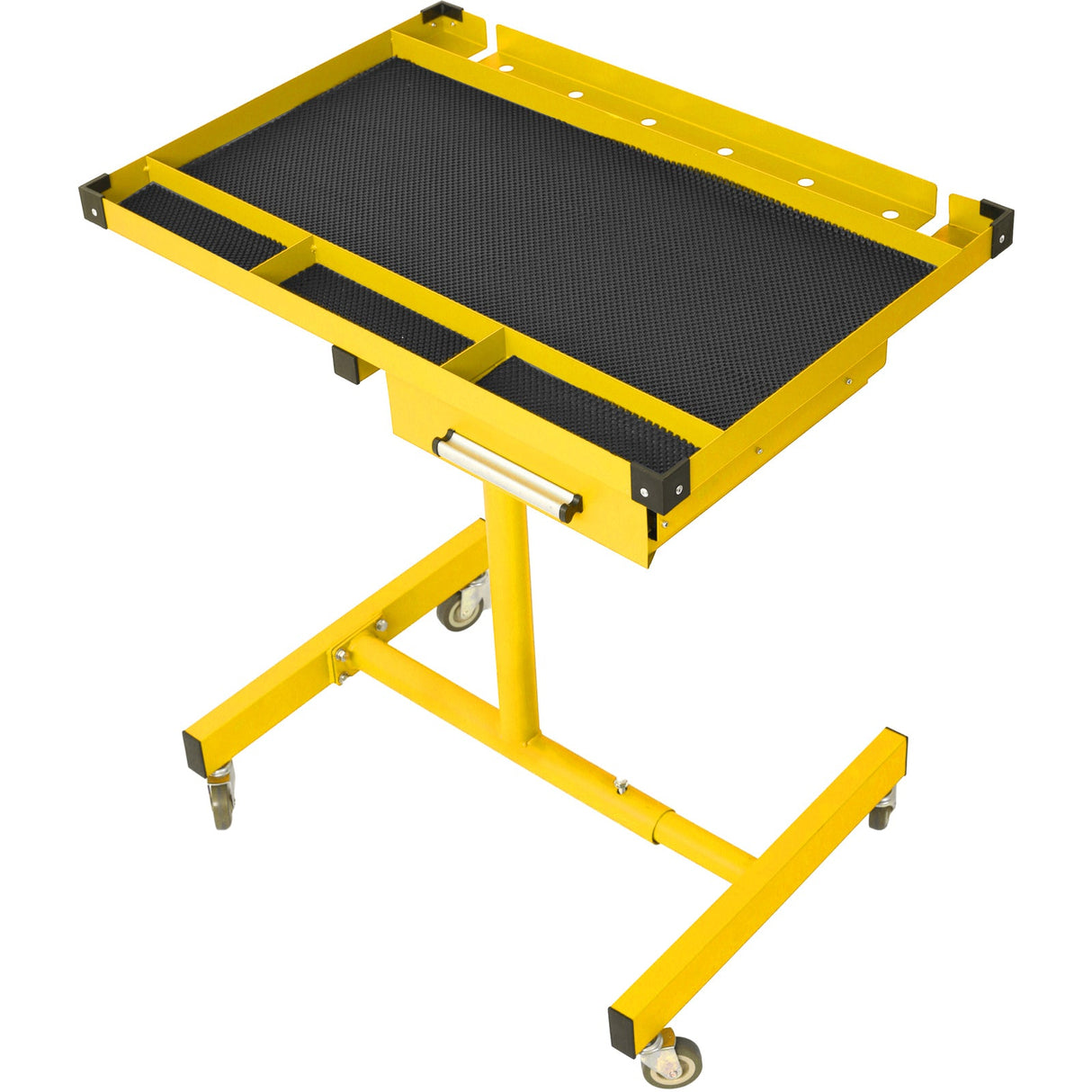 Adjustable Work Table with Drawer - Yellow - Fab Heavy Parts
