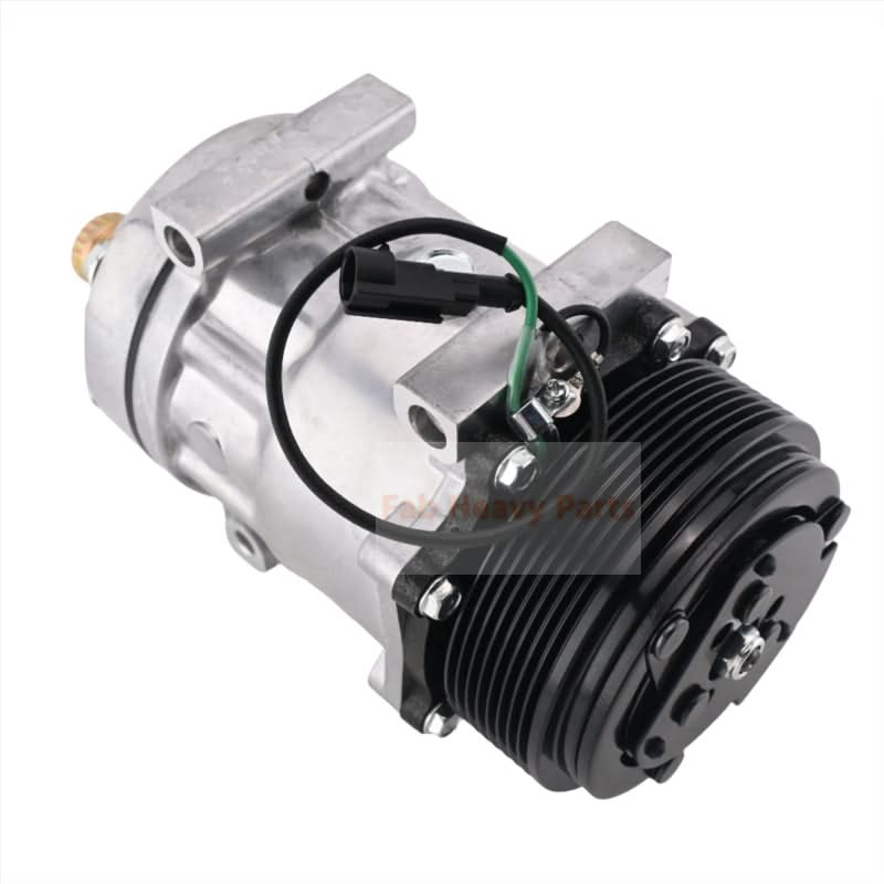 Air Conditioning Compressor 8500795 Fit for Case Wheel Loader 621E 621F 621G 721D 721E 721F 721G - Fab Heavy Parts