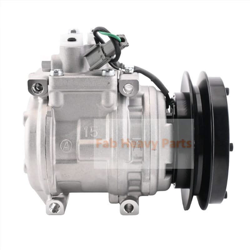 Air Conditioning Compressor ND4472000246 Fit for Komatsu Bulldozer D155A - 5 D155AX - 5 D275A - 5 D275AX - 5 D375A - 5D - Fab Heavy Parts