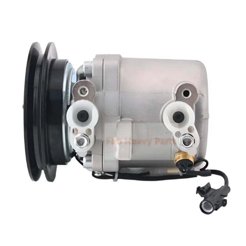 Air Conditioning Compressor T2055 - 72210 T205572210 Fits for Kubota Excavator KX080 - 3 KX121 - 3 KX161 - 3 U45 - 3 U50 - 3 - Fab Heavy Parts