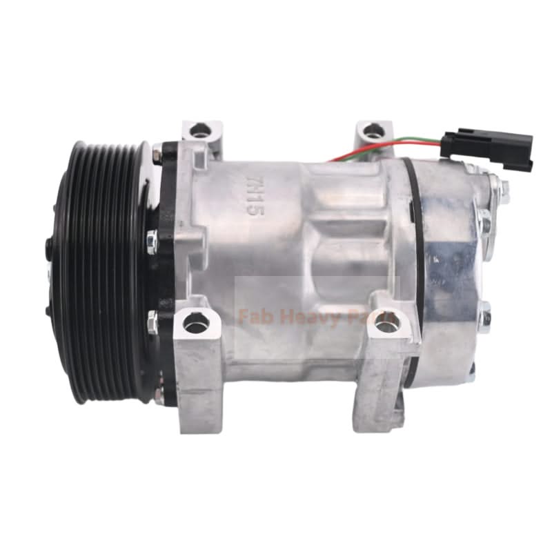 Air Conditioning Compressor VOE11412631 Fit for Volvo Excavator EC330 EC360 EC460 EC700 - Fab Heavy Parts