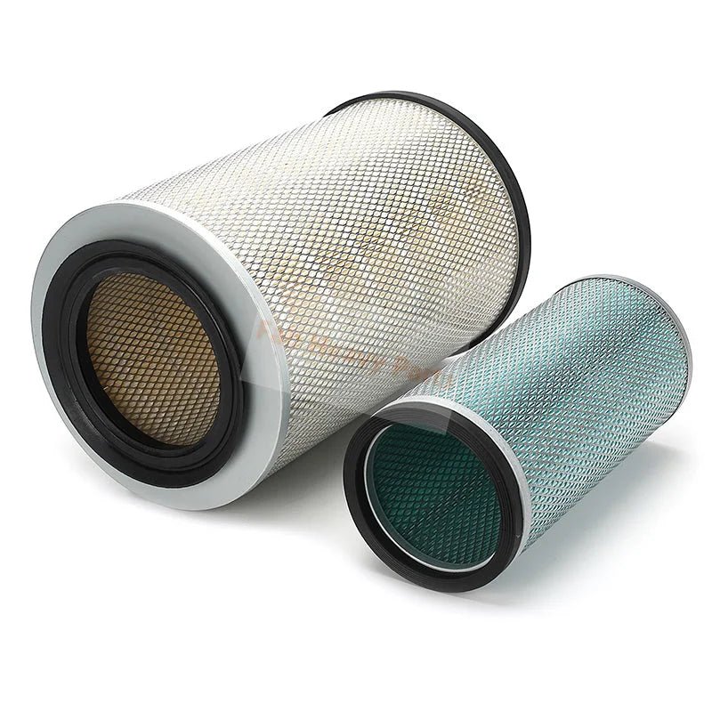 Air Filter Kit YA00007606 YA00007394 for Hitachi Excavator ZX200 - 5G ZX210K - 5G ZX240 - 5G ZX250K - 5G - Fab Heavy Parts