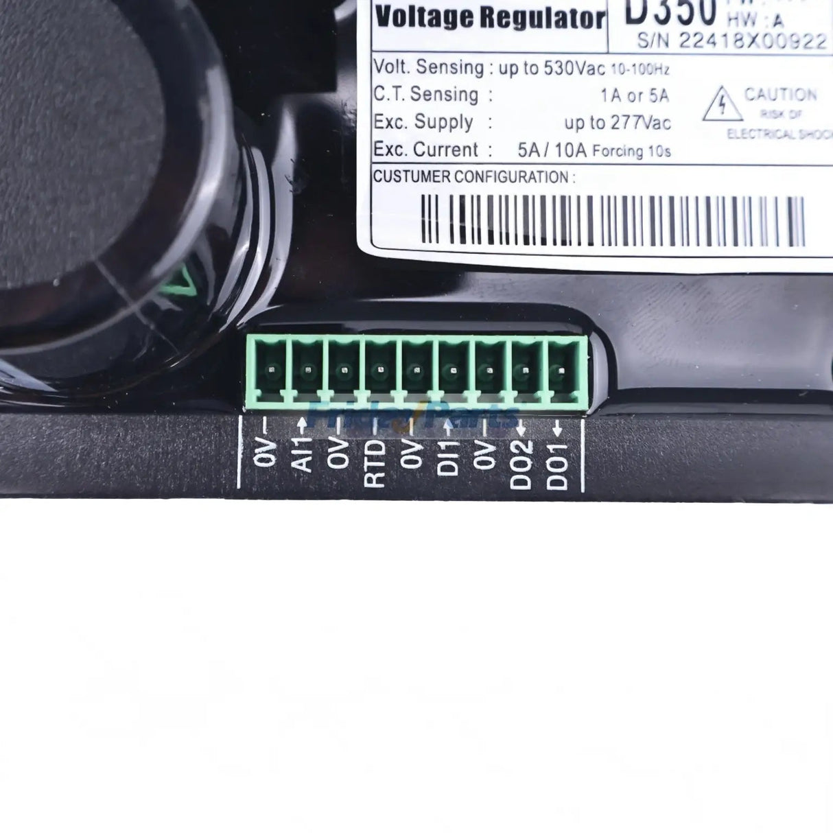 Alternator Digital Automatic Voltage Regulator D350 AVR for Leroy Somer Generator - Fab Heavy Parts