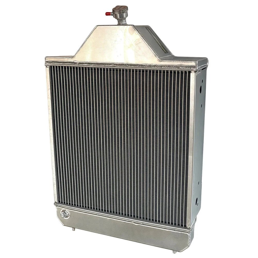 Aluminum Radiator and Shroud for Case IH 480C Backhoe Loader Part D89104 - Fab Heavy Parts