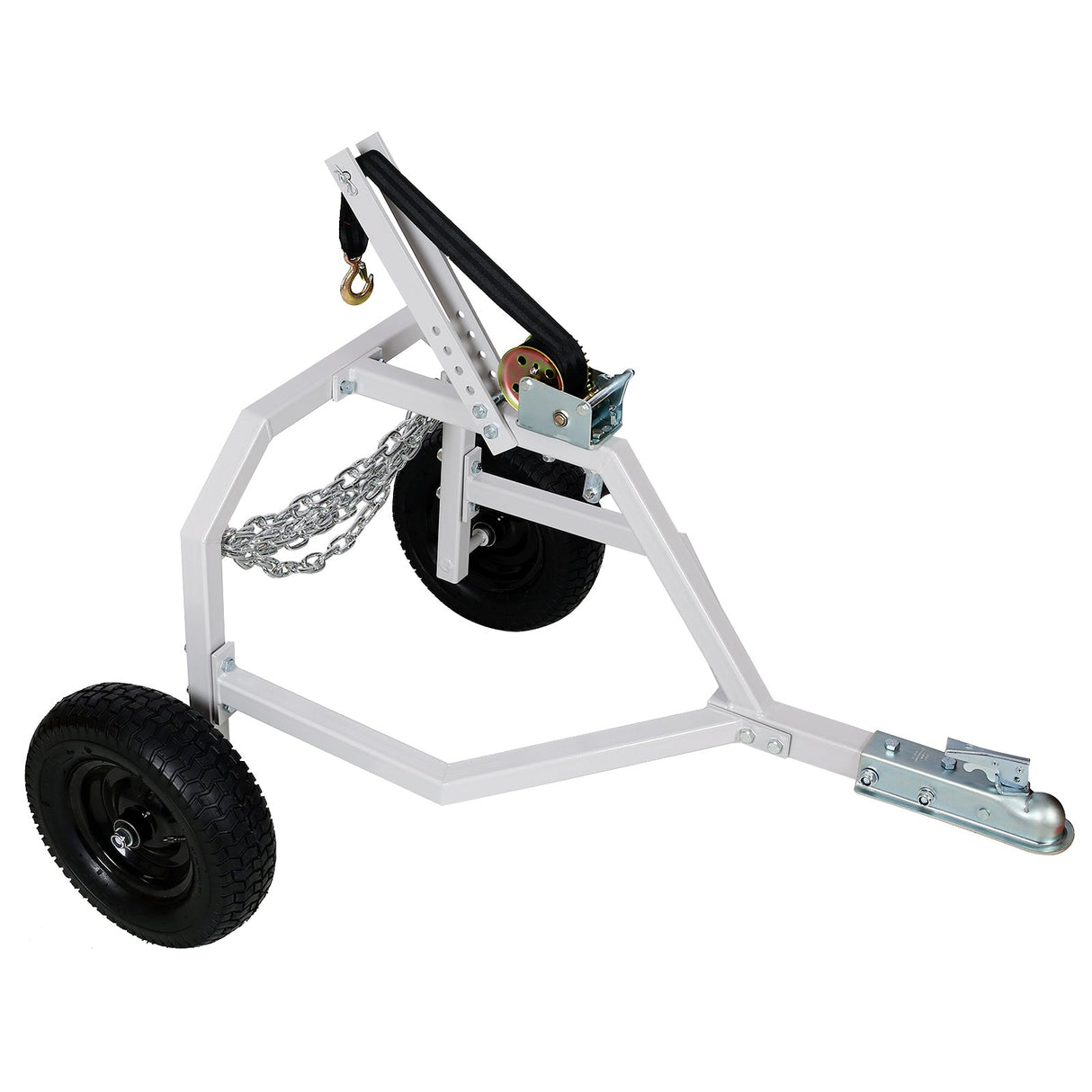 ATV Log Skidding Arch 1000 - Lb. Capacity 16.5in Penumatic Tire - Fab Heavy Parts