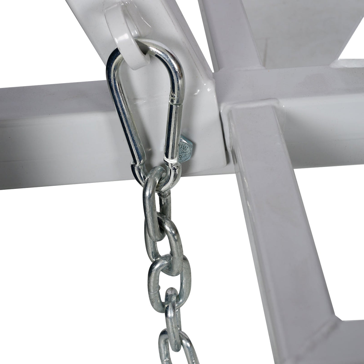 ATV Log Skidding Arch and Holder 1,000 - Lb. Capacity 24in Dia. Cream White - Fab Heavy Parts