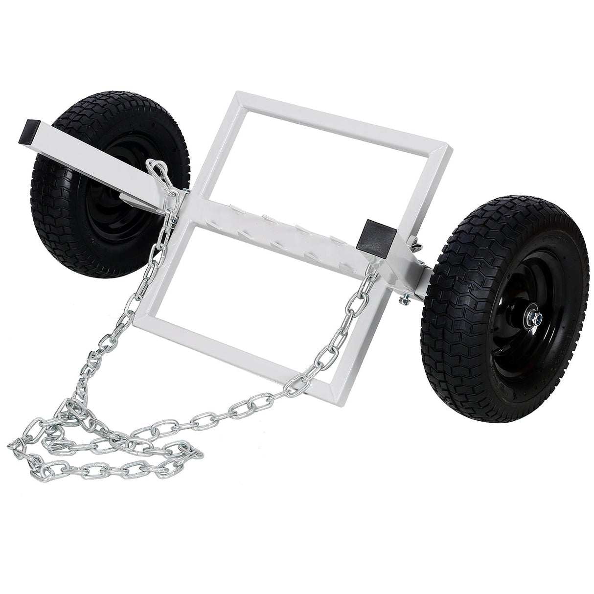 ATV Log Skidding Arch and Holder 1,000 - Lb. Capacity 24in Dia. Cream White - Fab Heavy Parts
