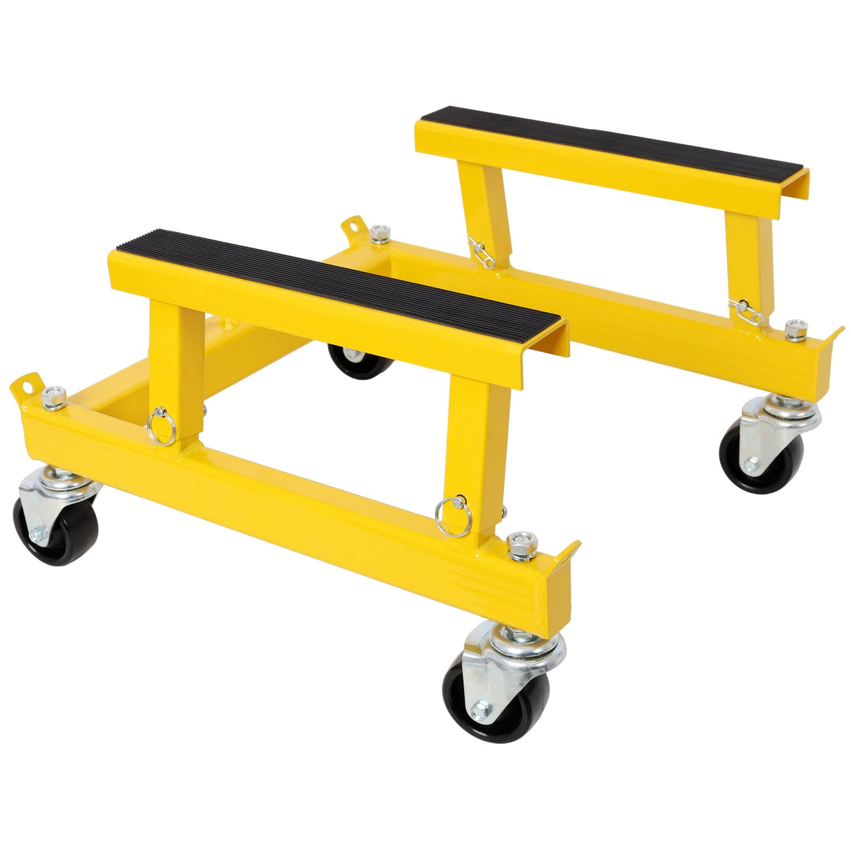 ATV Motorcycle Engine Cradle Dolly 1500lbs Capacity - Yellow - Fab Heavy Parts