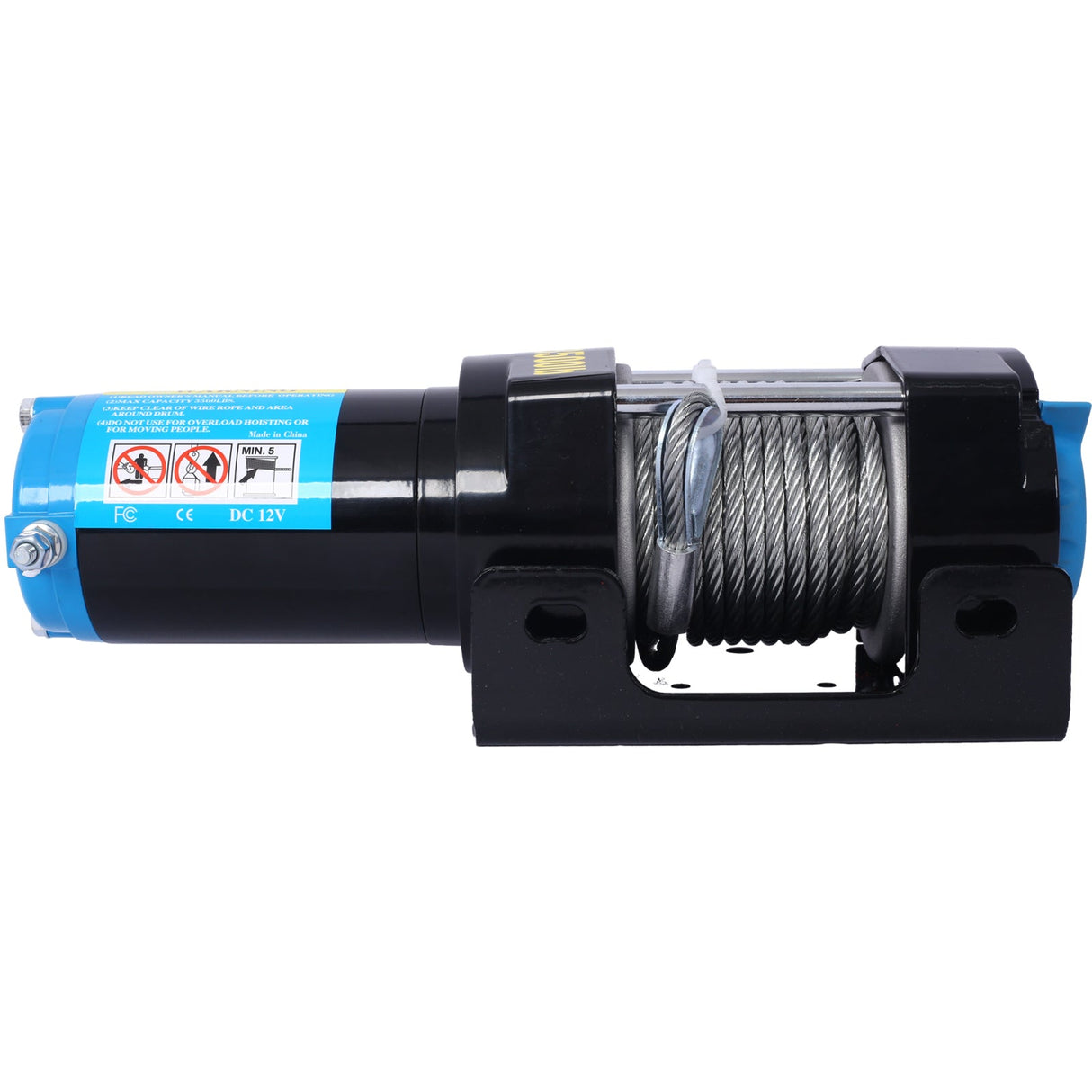 ATV/UTV 12 V 3500LBS Electric Winch with Steel Cable Wire and Wireless Remote Control Roller Fairlead - Fab Heavy Parts