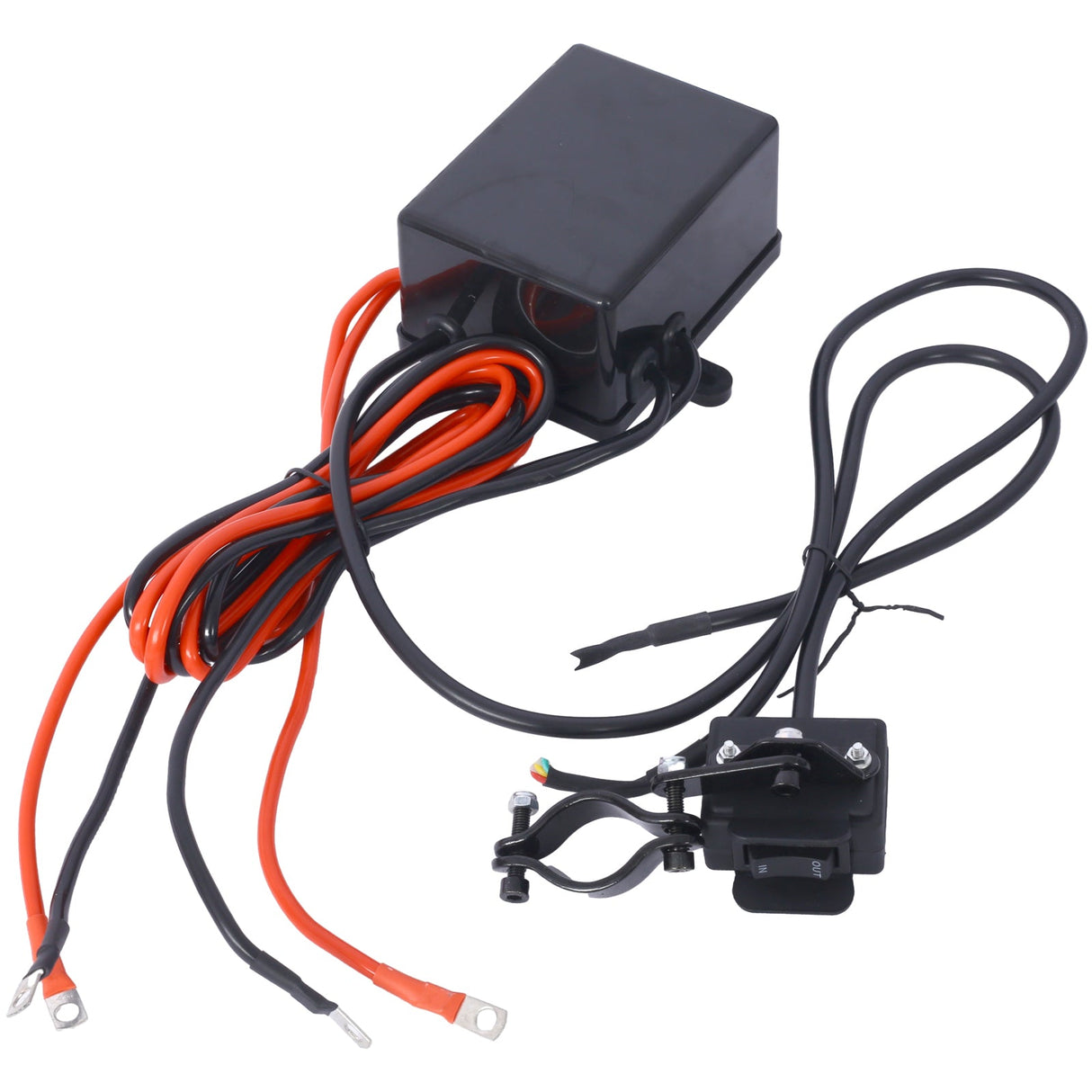 ATV/UTV 12 V 3500LBS Electric Winch with Steel Cable Wire and Wireless Remote Control Roller Fairlead - Fab Heavy Parts