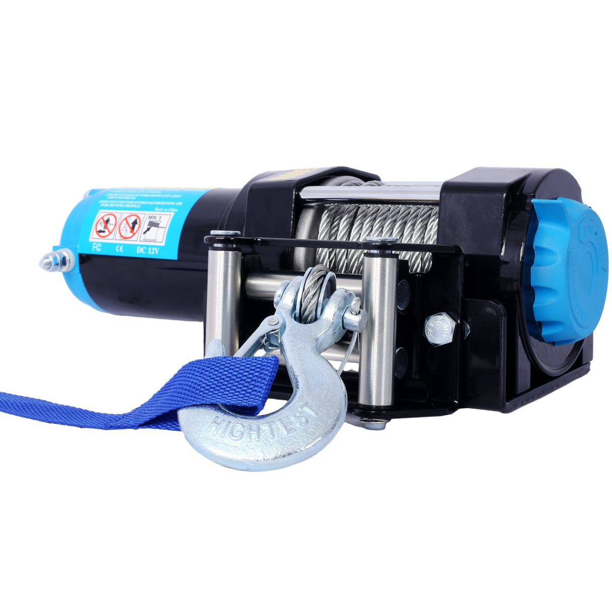 ATV/UTV 12 V 3500LBS Electric Winch with Steel Cable Wire and Wireless Remote Control Roller Fairlead - Fab Heavy Parts