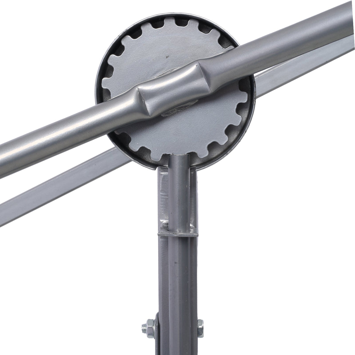Auto Paint Stand Panel Hood Hanger Spray Rack 360º Rotating - Silver - Fab Heavy Parts