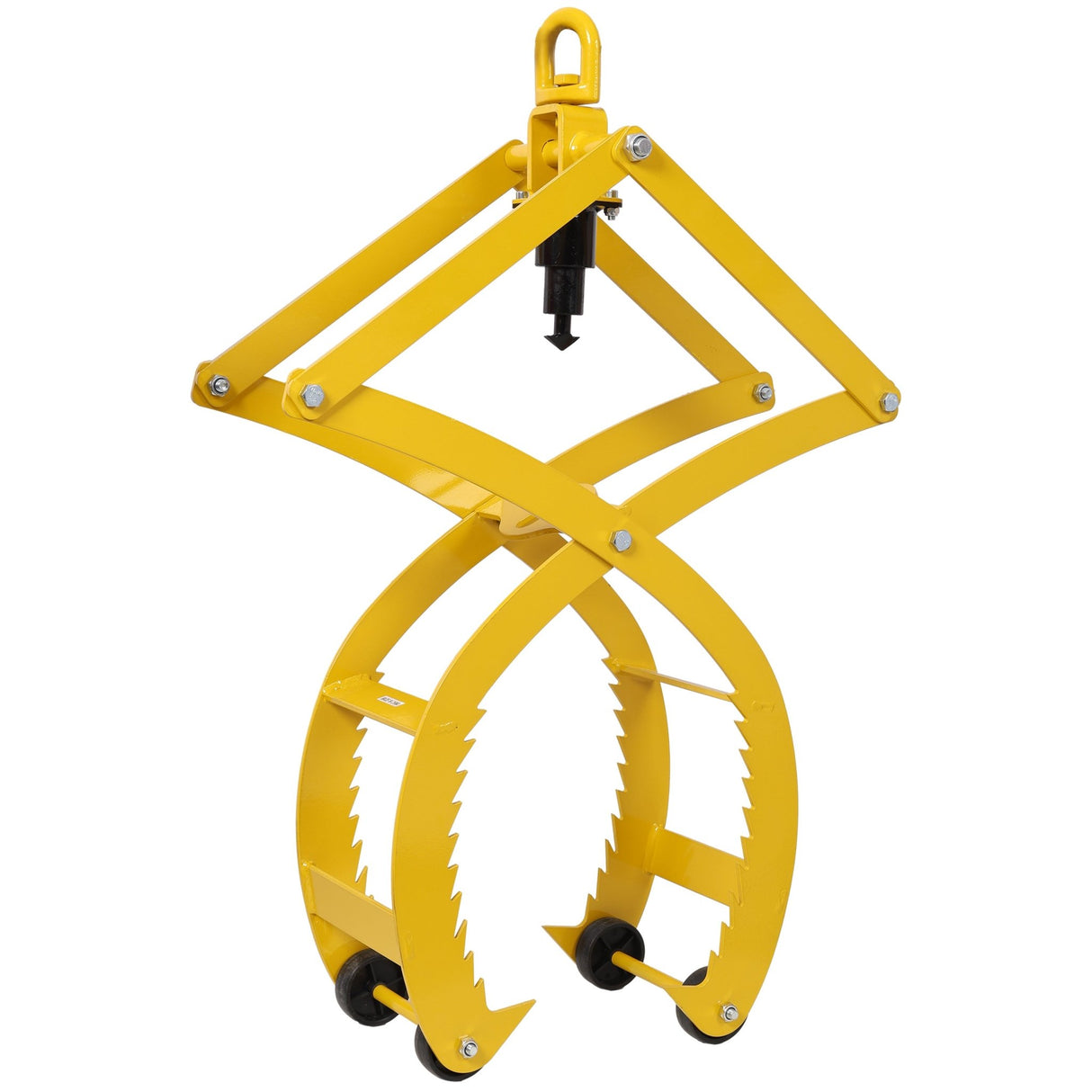 Automatic Grip and Release Log Tongs 360° Swivel Lifting Tongs with 4 Claws 21' Open 3300 LBS Capacity - Fab Heavy Parts
