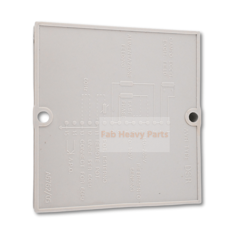 Automatic Voltage Regulator AVR DSR A6762/04 A6762/05 for Meccalte Generator - Fab Heavy Parts