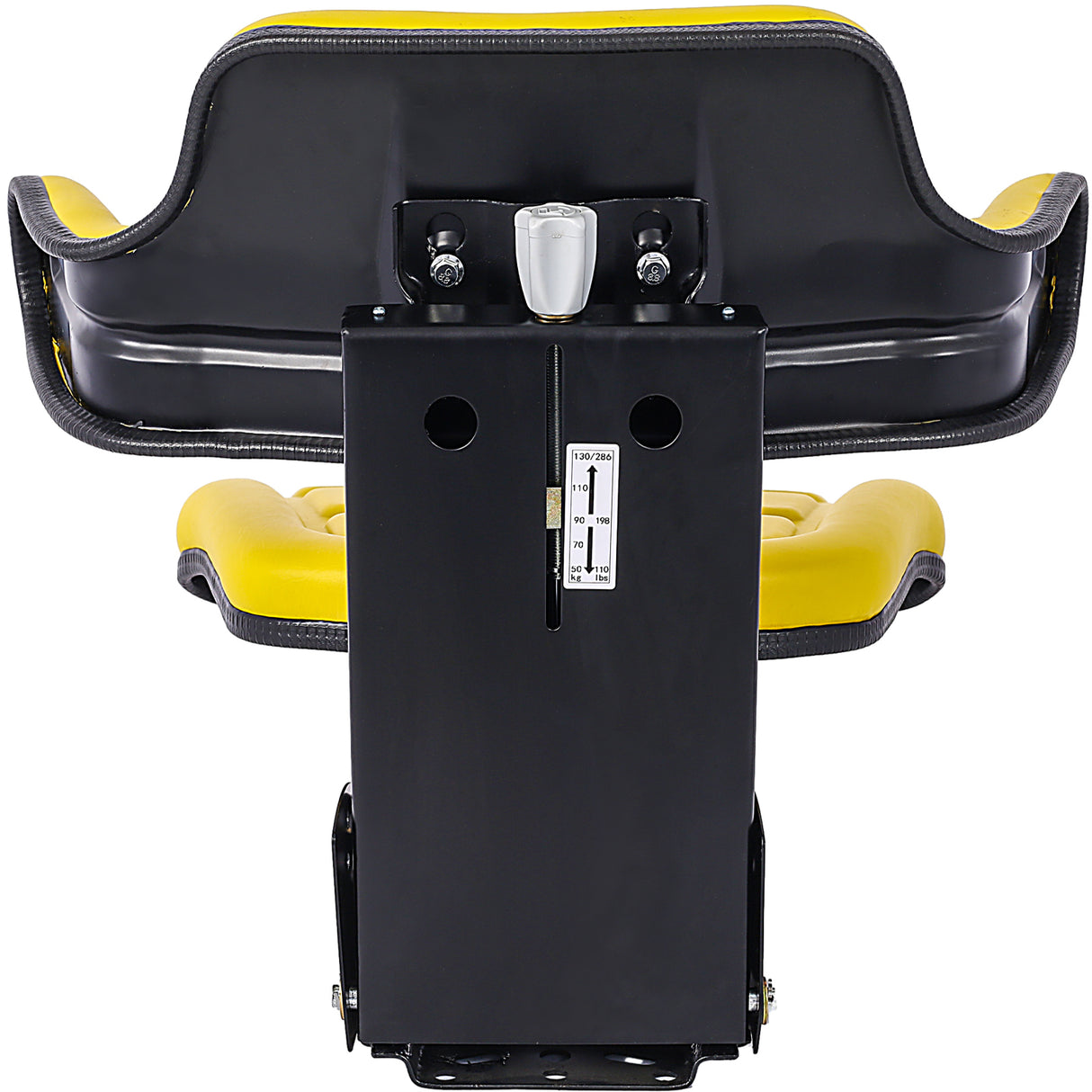 Universal Tractor Seat Suspension with Tilt Fits Ford New Holland 3900 3930 3910 5000 5100 5600 5610 5900 5910--Yellow