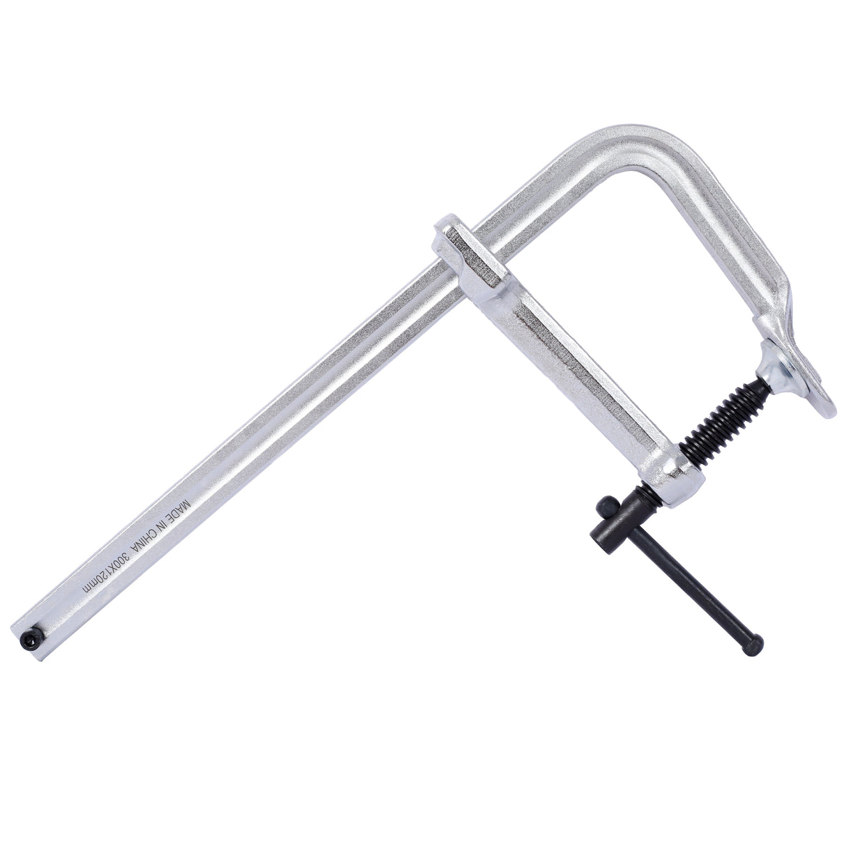 Pack of 4 Bar Clamps Set Drop Forged Steel F Clamps 12 inch x 4-3/4 inch Throat--Silver