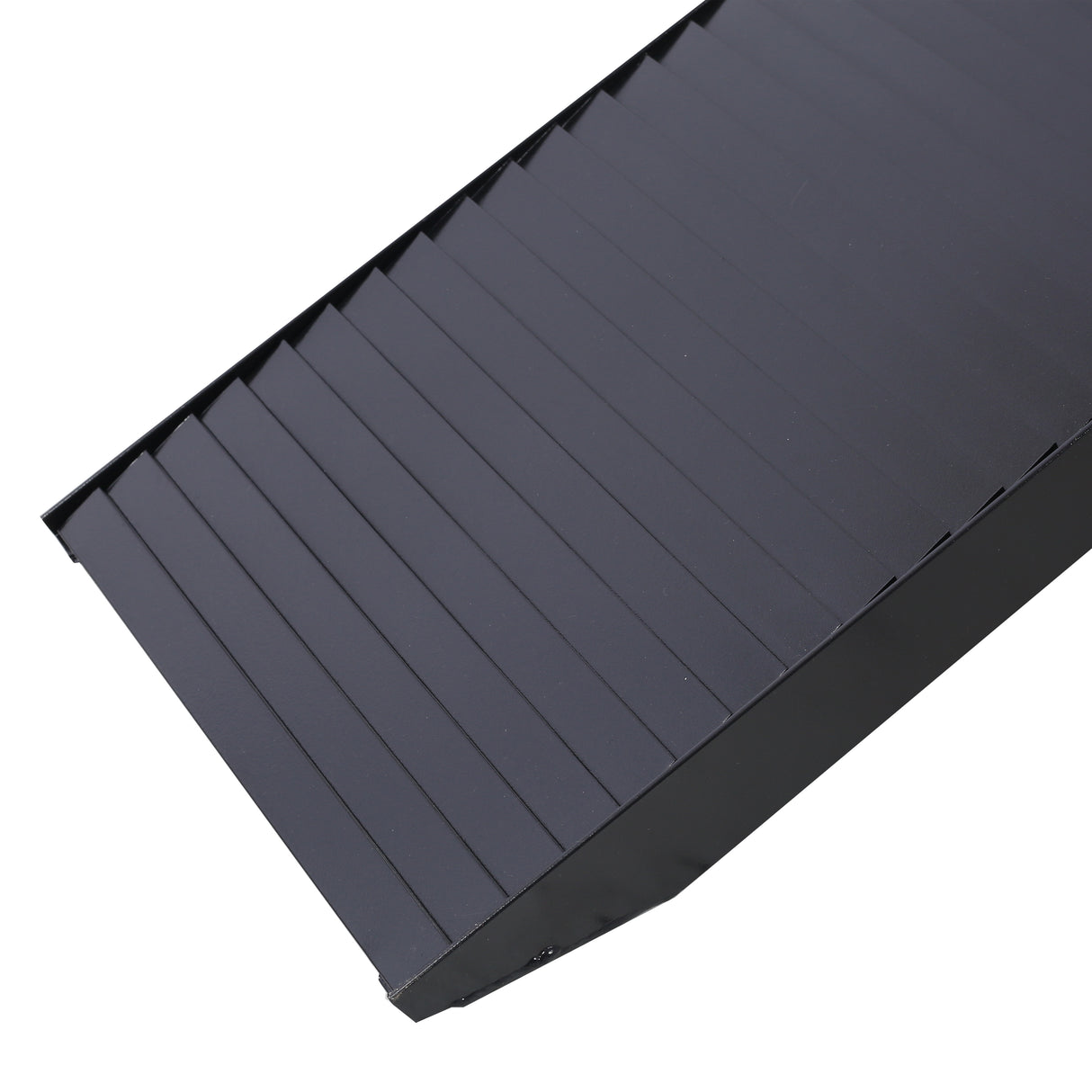2 rampas para camiones 80"incógnita12" Rampa de carga portátil de 1500 lb de capacidad, plegable de aluminio con asa y hebilla, revestimiento negro