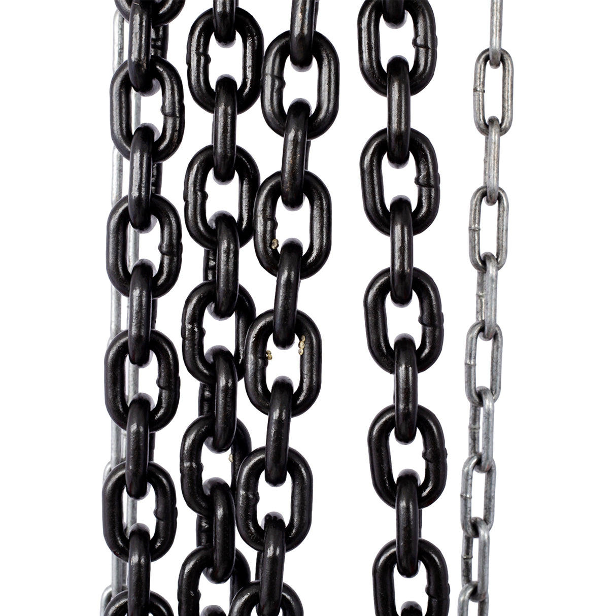 Chain Hoist 6600lbs 3T Capacity 10ft with 2 Heavy Duty Hooks Manual Steel Construction--Black