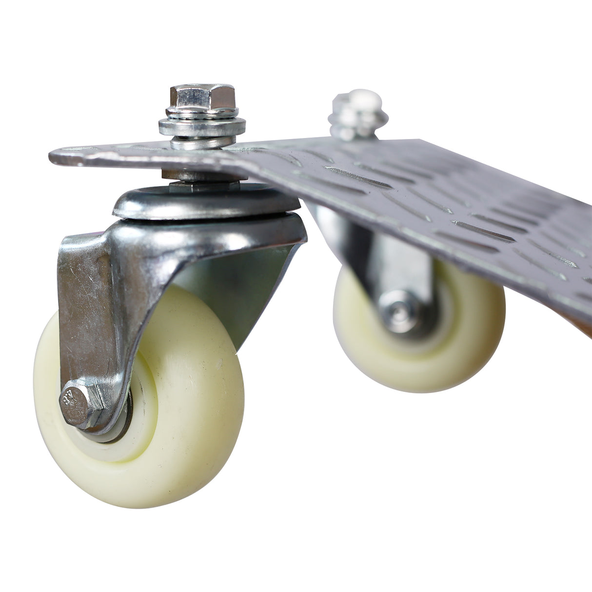 Set of 4 Heavy Duty 4 Tire Wheel Dolly Car Stakes 6000lbs Capacity--Gray