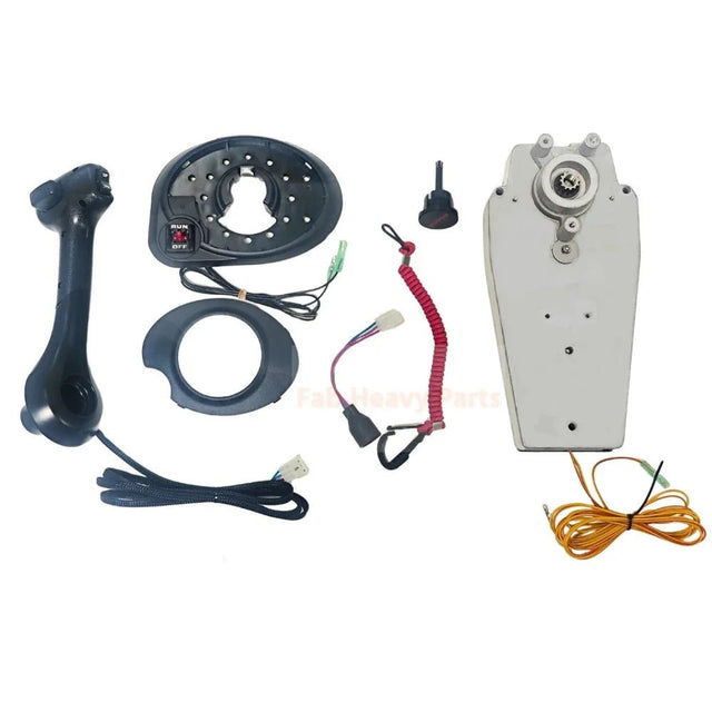 Balck Console Vertical Control Box 8M0011213 Fits for Mercury Outboard Engine - Fab Heavy Parts