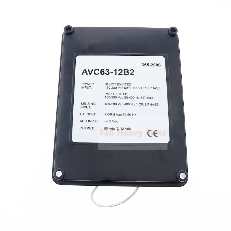 Basler Automatic Voltage Regulator AVR AVC63 - 12B2 for Generator Genset - Fab Heavy Parts
